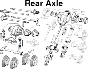 300SL Rear Axle